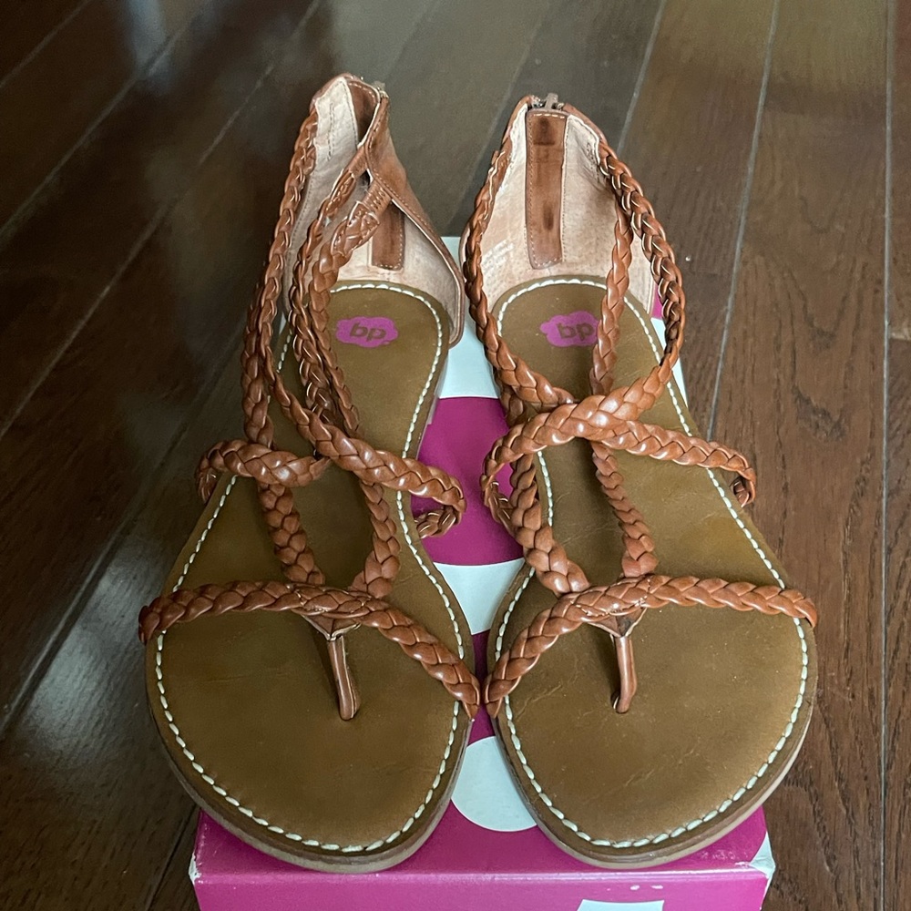 BP Nordstrom sandals, Tan, Size 8